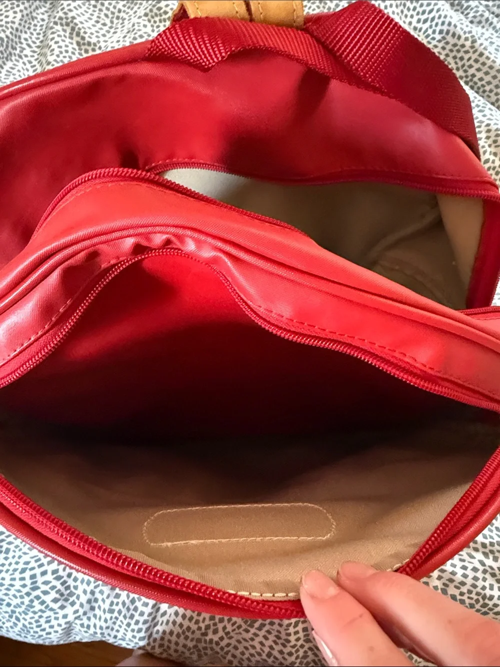 Jon Hart Large Red Backpack